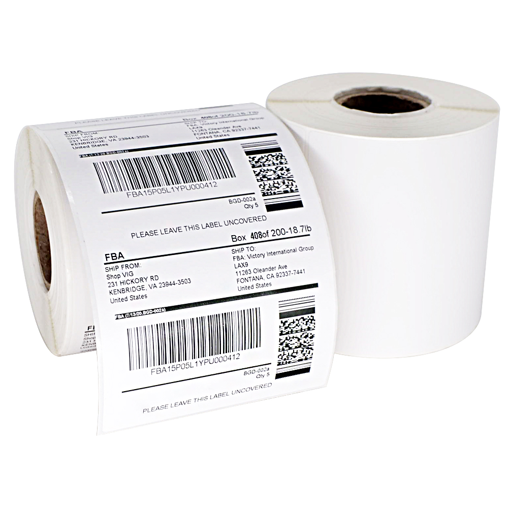 Three proof thermal paper self-adhesive label printing paper 60mm * 30mm * 1000 sheets / roll * 50 rolls / box